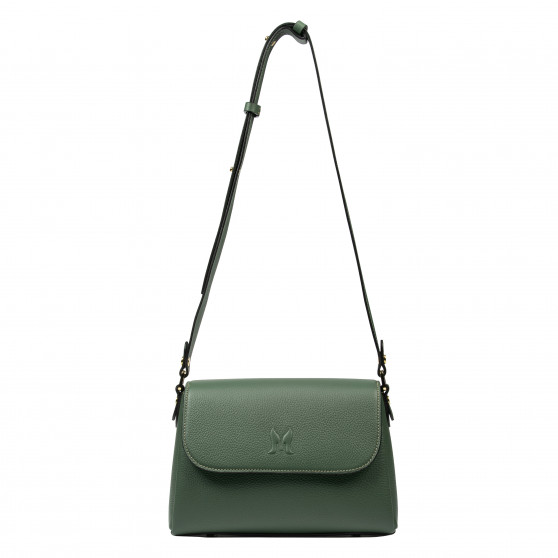 Women shoulder bag 040g forest green