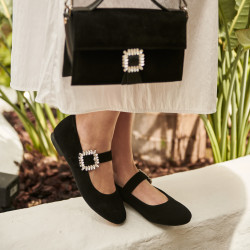 Women dancers 1314 black velour lifestyle