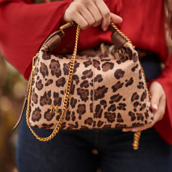 Women hand bag 037g cavallino leopard lifestyle
