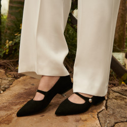 Women dancers 1340 black velour lifestyle