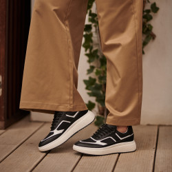 Women sport shoes 6087 black combined lifestyle