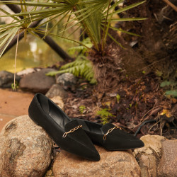 Women dancers 1327 black velour lifestyle