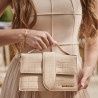 Women shoulder bag 028g croco beige lifestyle