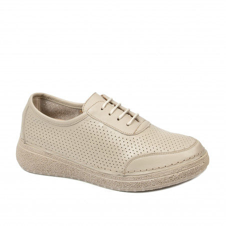 Women loafers, moccasins 6090 sand