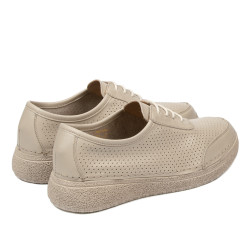 Women loafers, moccasins 6090 sand
