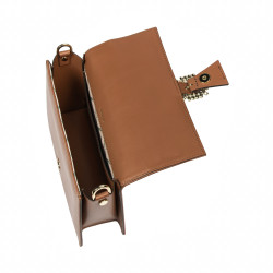 Women hand bag 039g brown cognac