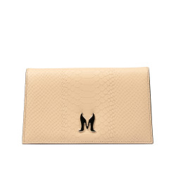 Women shoulder bag 029g 01 croco nude