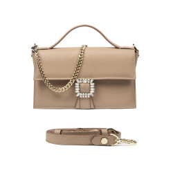 Women hand bag 039g mocha mousse