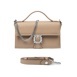 Women hand bag 039g 01 mocha mousse