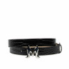 Women belt 41-1m croco patent black