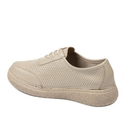 Women loafers, moccasins 6090m sand