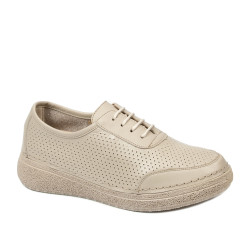 Women loafers, moccasins 6090m sand