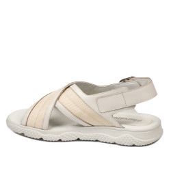 Men sandals 364 beige combined