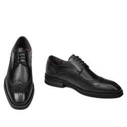 Men stylish, elegant shoes 990 black