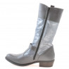 Women knee boots 225 gray combined