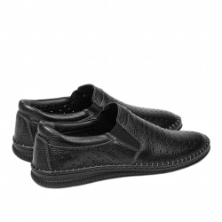 Men loafers, moccasins 987 black