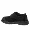 Men casual shoes 989 black velour
