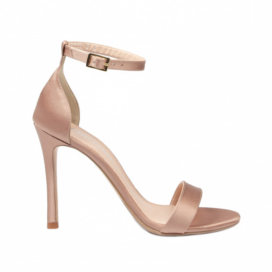 Women sandals 1349 satin nude