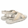 Men sandals 364 beige combined