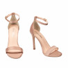 Women sandals 1349 satin nude