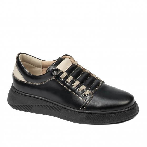 Teenagers stylish, elegant shoes 8006 black combined