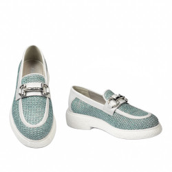 Women casual shoes 6092 rafie blue combined