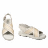 Men sandals 364 beige combined