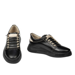 Teenagers stylish, elegant shoes 8006 black combined