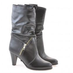 Women knee boots 1117 black