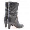 Women knee boots 1117 black