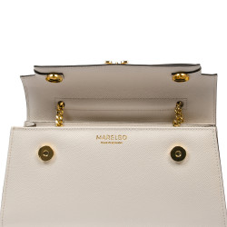 Women shoulder bag 041g panna safiano