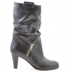 Women knee boots 1117 black