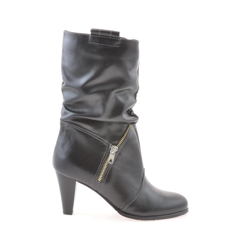 Women knee boots 1117 black