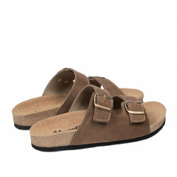 Men sandals 365 nabuc brown