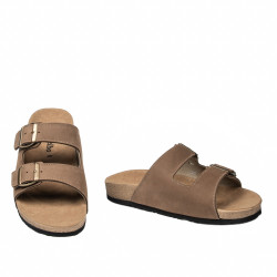 Men sandals 365 nabuc brown