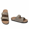 Women sandals 5117 nabuc sand