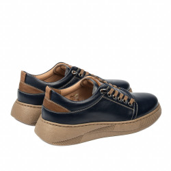 Teenagers stylish, elegant shoes 8006 indigo combined