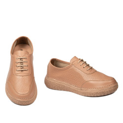 Women loafers, moccasins 6090 camel