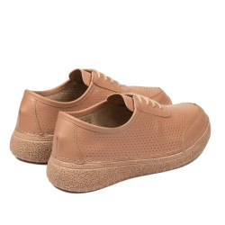Women loafers, moccasins 6090 camel