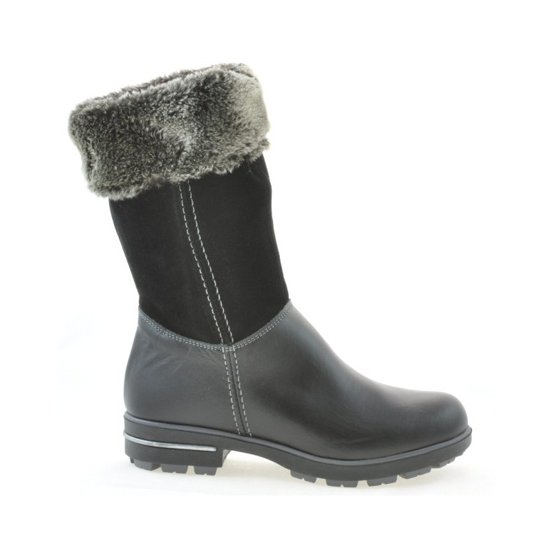 Children knee boots 3202 black