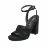 Women sandals 1347 black velour
