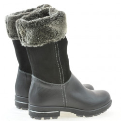 Children knee boots 3202 black