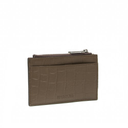 Portcard 209g 01 croco dark brown