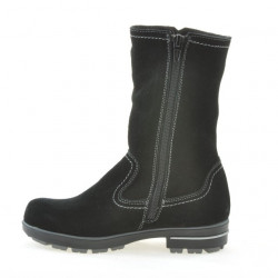 Children knee boots 3208 black velour
