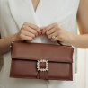 Women hand bag 039g brown cognac lifestyle
