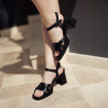 Women sandals 1307 black lifestyle