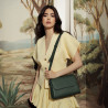 Women shoulder bag 040g forest green lifestyle
