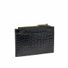 Portcard 209g croco patent black