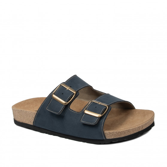 Men sandals 365 nabuc indigo