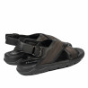 Men sandals 364 black combined